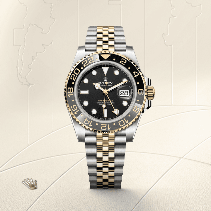 GMT-Master II Oyster, 40 mm, Oystersteel und Gelbgold