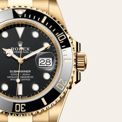 U-Boot-Datum Auster, 41 mm, Gelbgold