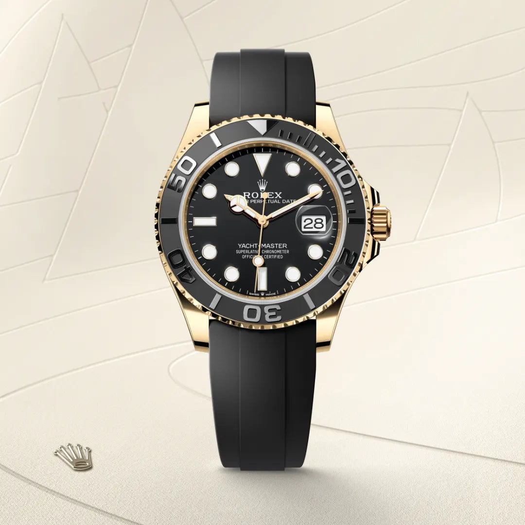 Yacht-Master 42 Auster, 42 mm, Gelbgold